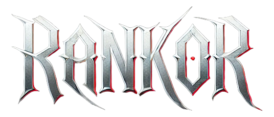 Logo RANKOR - metaliczne, przezroczyste tło